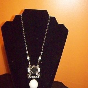 Relativity Hematite Art Deco Pendant